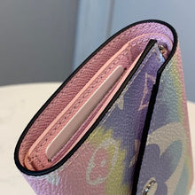 Load image into Gallery viewer, Louis Vuitton Tie Dye Escale Victorine Wallet 12cm Monogram Canvas Spring/Summer 2020 Collection M68842, Pastel Pink
