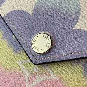Louis Vuitton Tie Dye Escale Victorine Wallet 12cm Monogram Canvas Spring/Summer 2020 Collection M68842, Pastel Pink