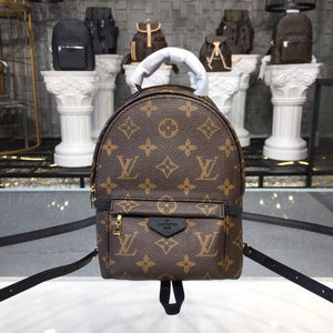 *SALE New In Box* Louis Vuitton Palm Springs Mini Backpack Bag 22cm Monogram Canvas Spring/Summer 2019 Collection M41562, Brown